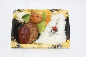 ハンバーグ弁当①