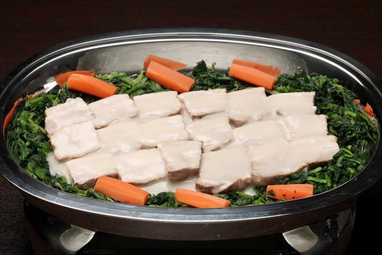 豚の角煮ホワイトソース（温料理）②